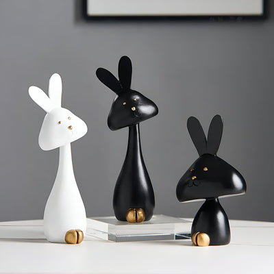 DecoPaws | Elegante Dyrefigurer til Moderne Borddekoration | Vanero