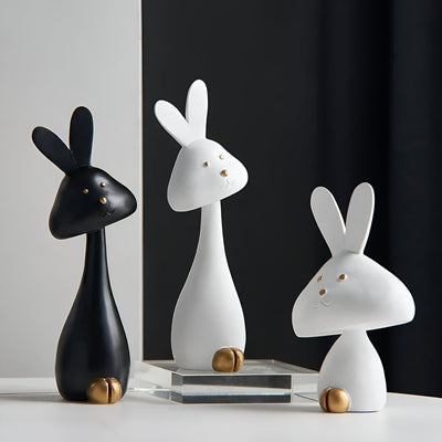 DecoPaws | Elegante Dyrefigurer til Moderne Borddekoration | Vanero