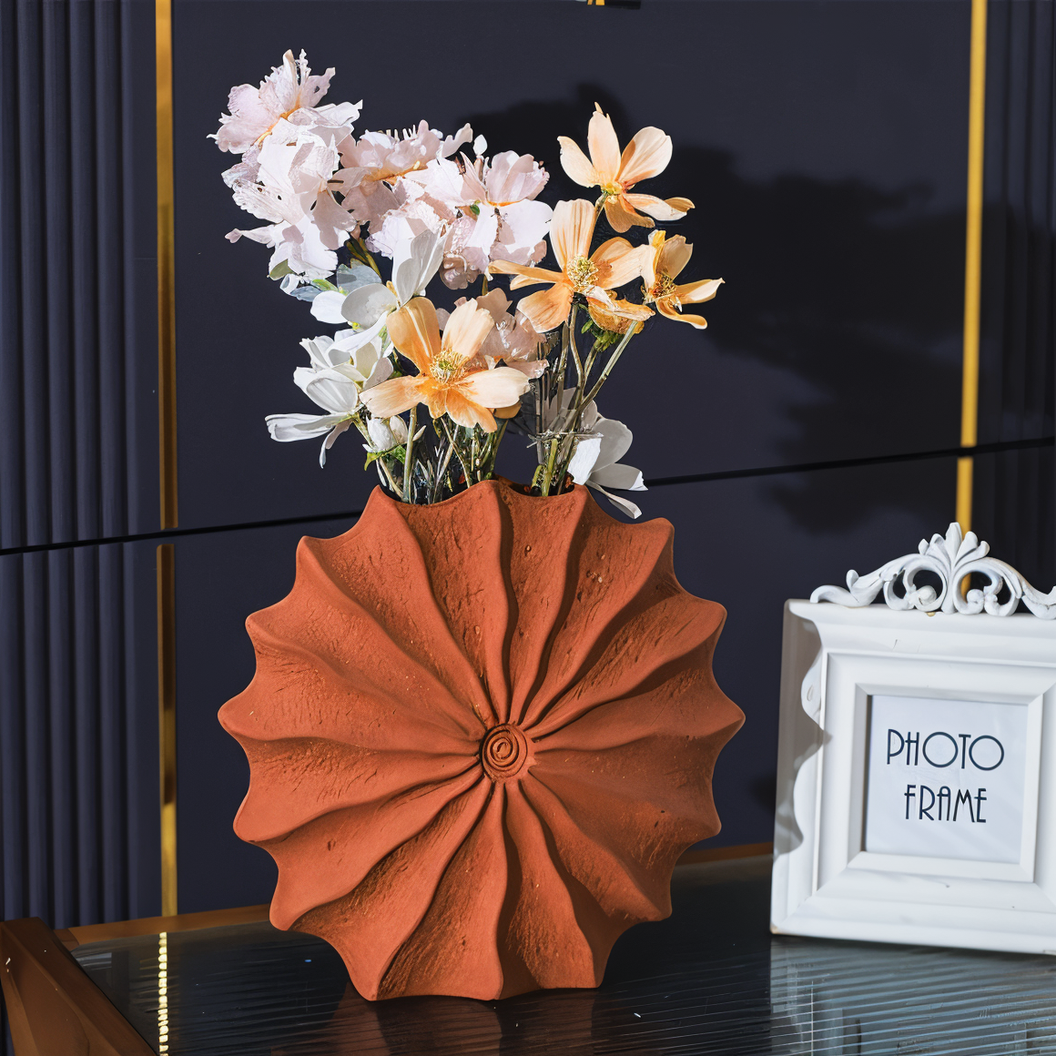 Foldedesign Geometrisk | Retro Vase | Vanero