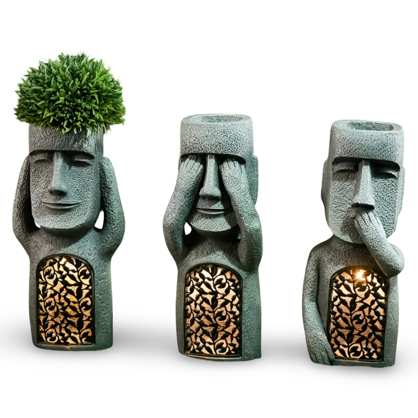 Sensorisk Trio | Se Høre Tale Solharz Ornamenter | Vanero