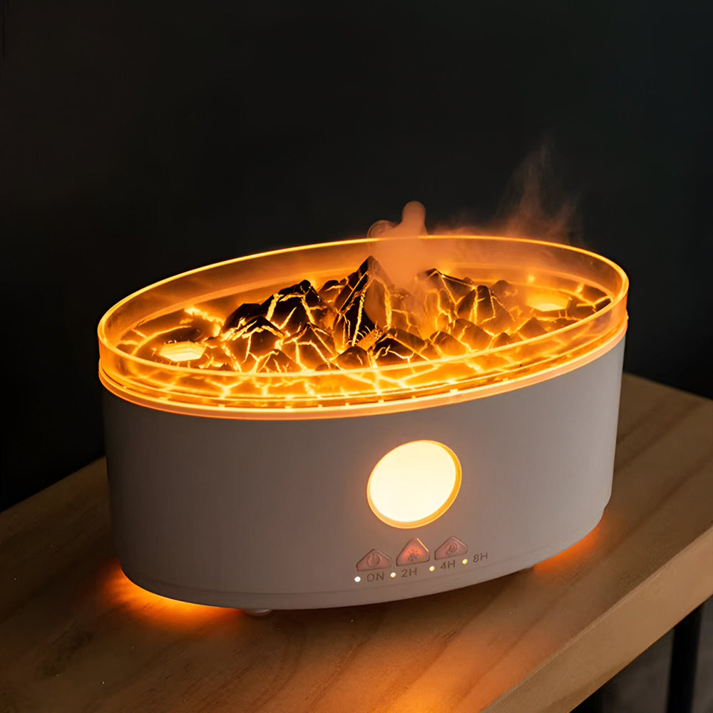 Ultralyd Meduse-Inspireret Aroma Diffuser og Luftfugter | Vulkanflamme Design | Vanero