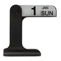 Justerbar Bordkalender Med Roterende Visning | Metalkonstruktion Til Dato & Måned Oversigt | Hjem & Kontor Borddekoration | Vanero
