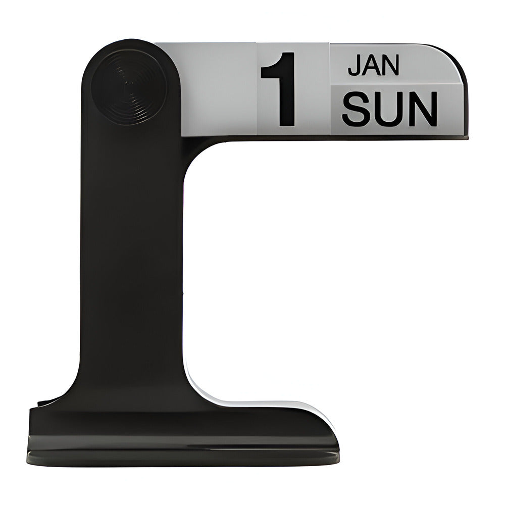 Justerbar Bordkalender Med Roterende Visning | Metalkonstruktion Til Dato & Måned Oversigt | Hjem & Kontor Borddekoration | Vanero