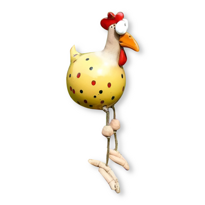 Storøjet Hønse Statue | Vejrbestandig Harz Håndværk - Hane Have Statue | Vanero