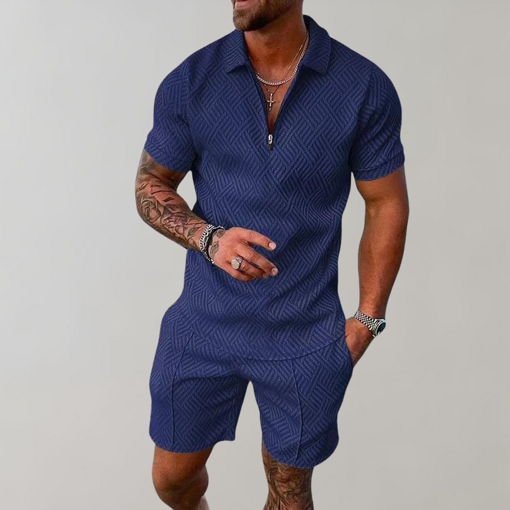 Hemming | Stilfuld Kortærmet Zip Polo Romper l Vanero