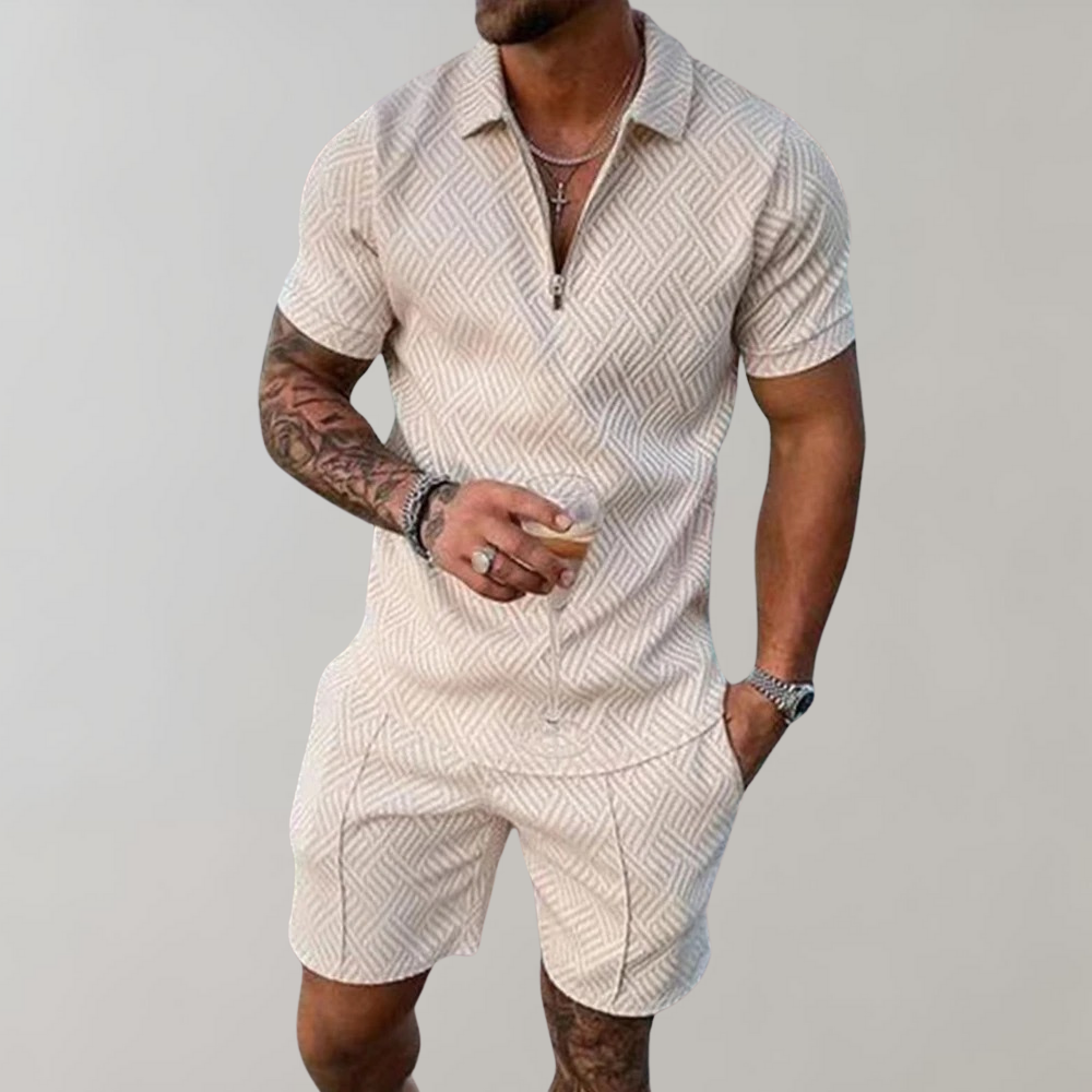 Hemming | Stilfuld Kortærmet Zip Polo Romper l Vanero