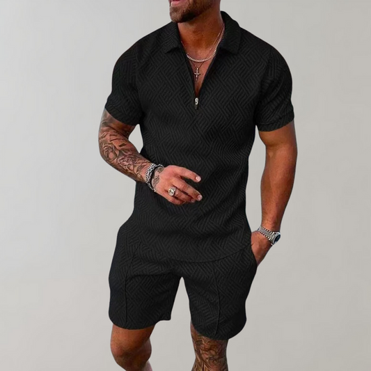 Hemming | Stilfuld Kortærmet Zip Polo Romper l Vanero