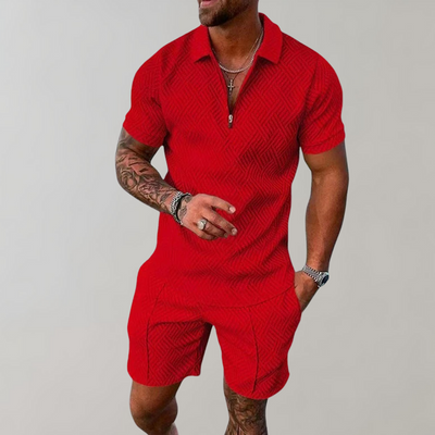 Hemming | Stilfuld Kortærmet Zip Polo Romper l Vanero