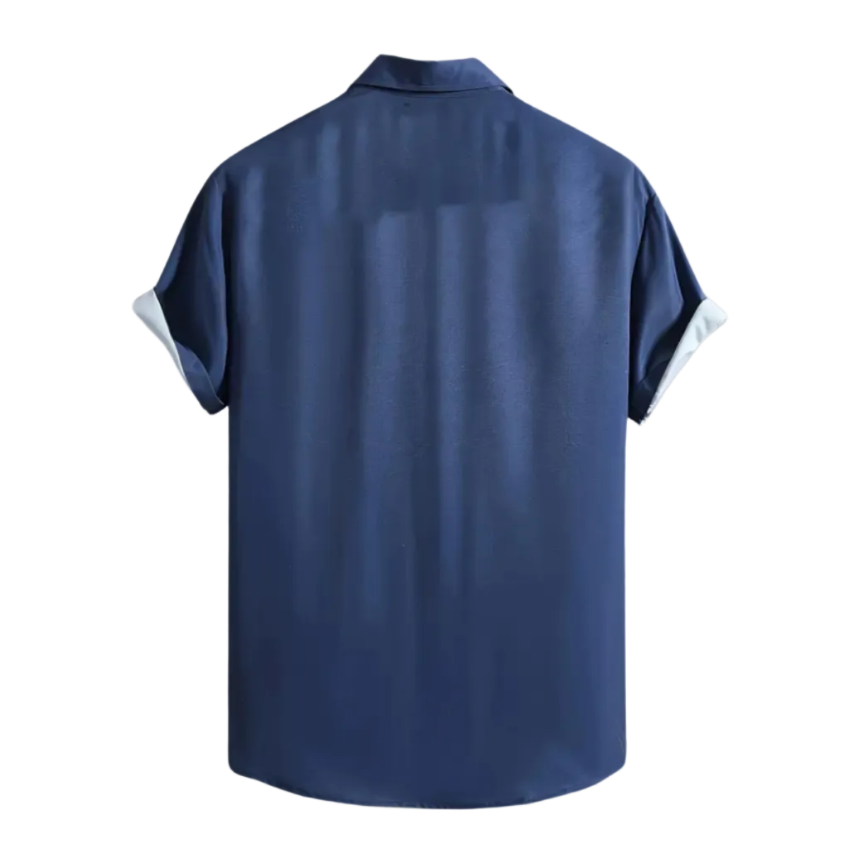 Herreskjorte Polyester | Regular Fit Kortærmet Skjorte | Let Design til Hverdagsbrug & Fritidsaktiviteter | Vanero