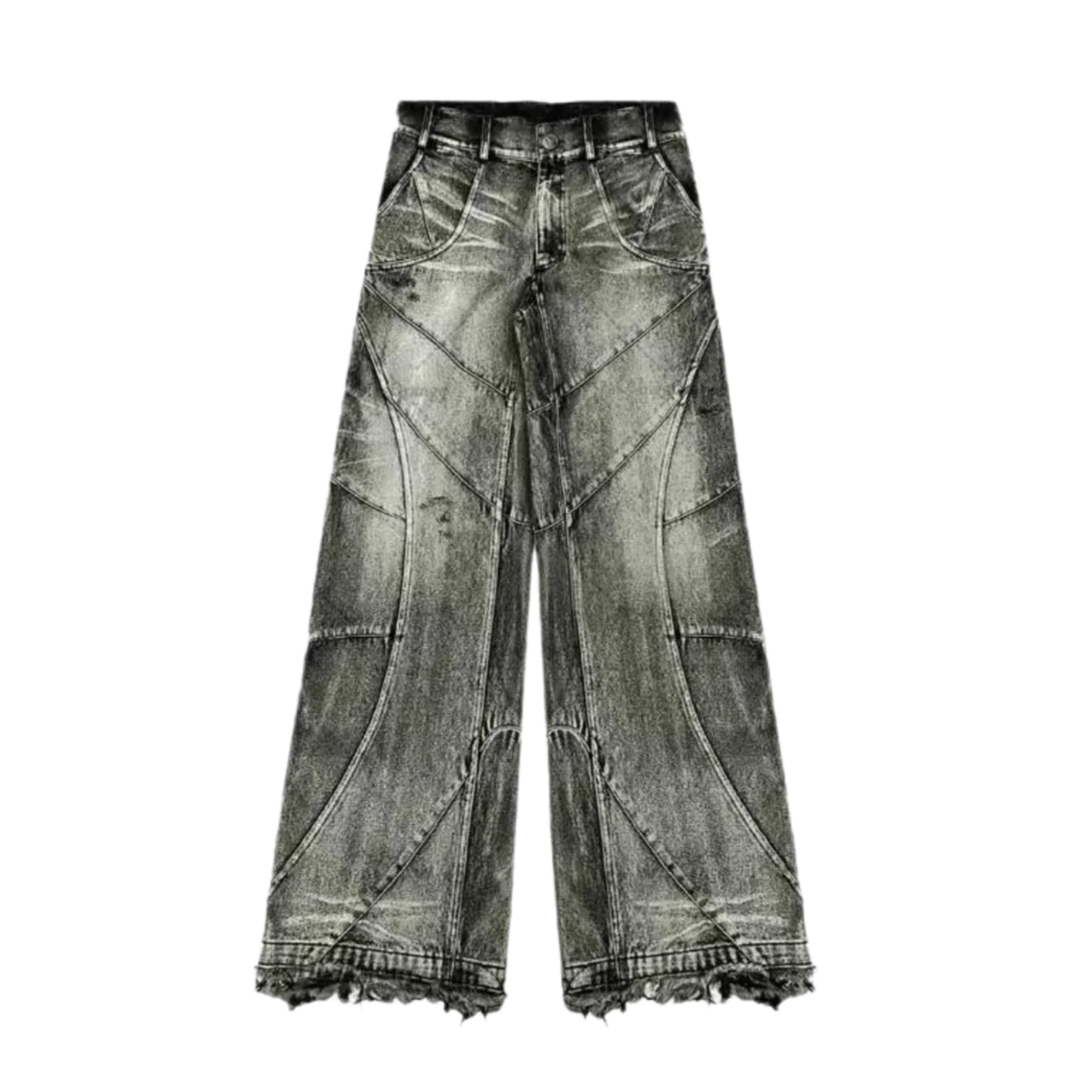 Herre Baggy Jeans Denim | Afslappet Pasform Fritidsbukser | Vintageinspireret Design Til Streetwear & Hverdagsbrug | Vanero