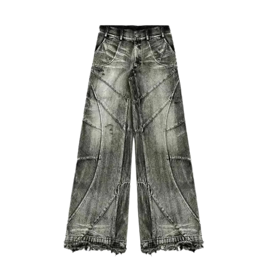 Herre Baggy Jeans Denim | Afslappet Pasform Fritidsbukser | Vintageinspireret Design Til Streetwear & Hverdagsbrug | Vanero