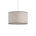 Pendellampe Med Flettet Naturfiberskærm | Ø40 cm E27 Kompatibel Loftlampe | Indendørs Belysning Til Spisestuer Og Opholdsrum | Vanero