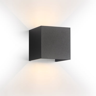 LED Væglampe | 12W Udendørs Sort | Vanero