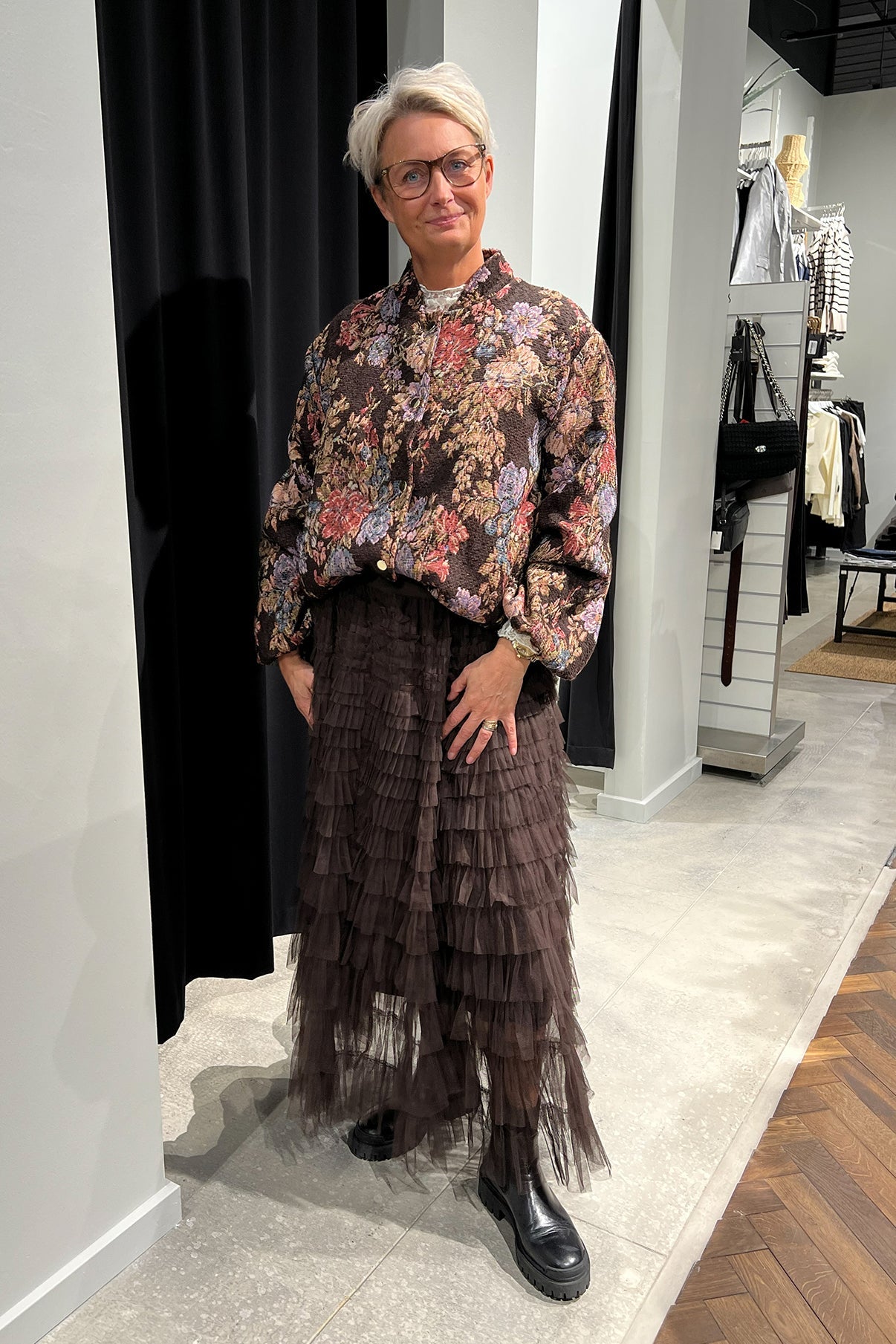 Carla Floral | Jacket | Vanero