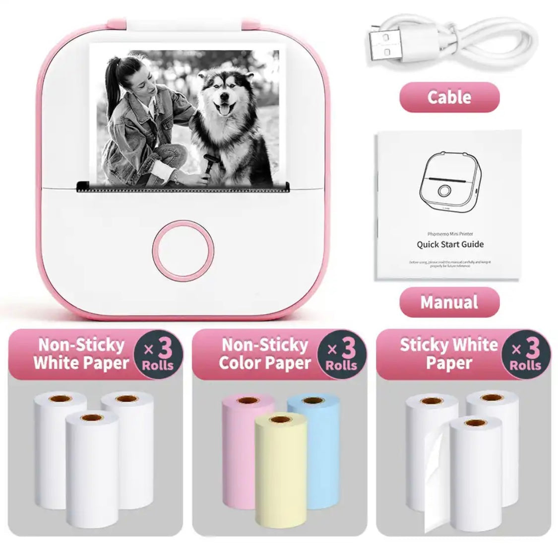 Tintenfri | Mini Printer Set | Vanero
