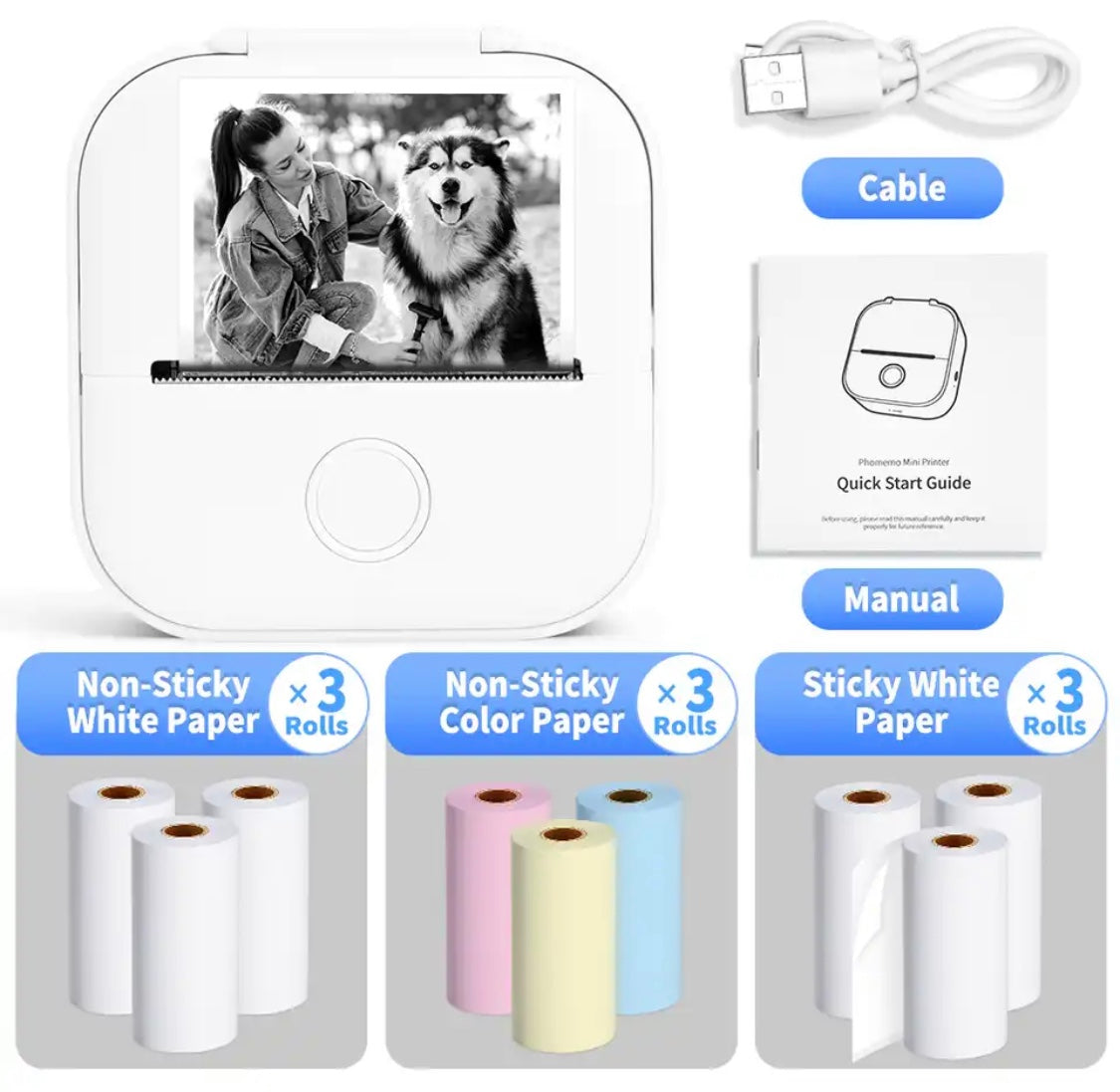 Tintenfri | Mini Printer Set | Vanero