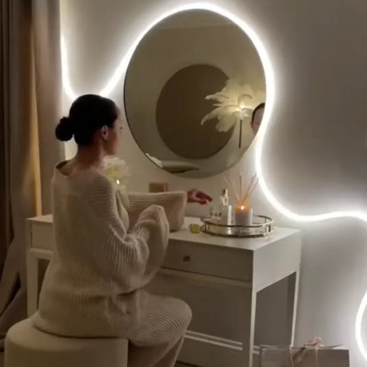 EcoGlow | Fleksibel LED Lysstribe - Skab Stemningsfuld Belysning i Dit Hjem | Vanero