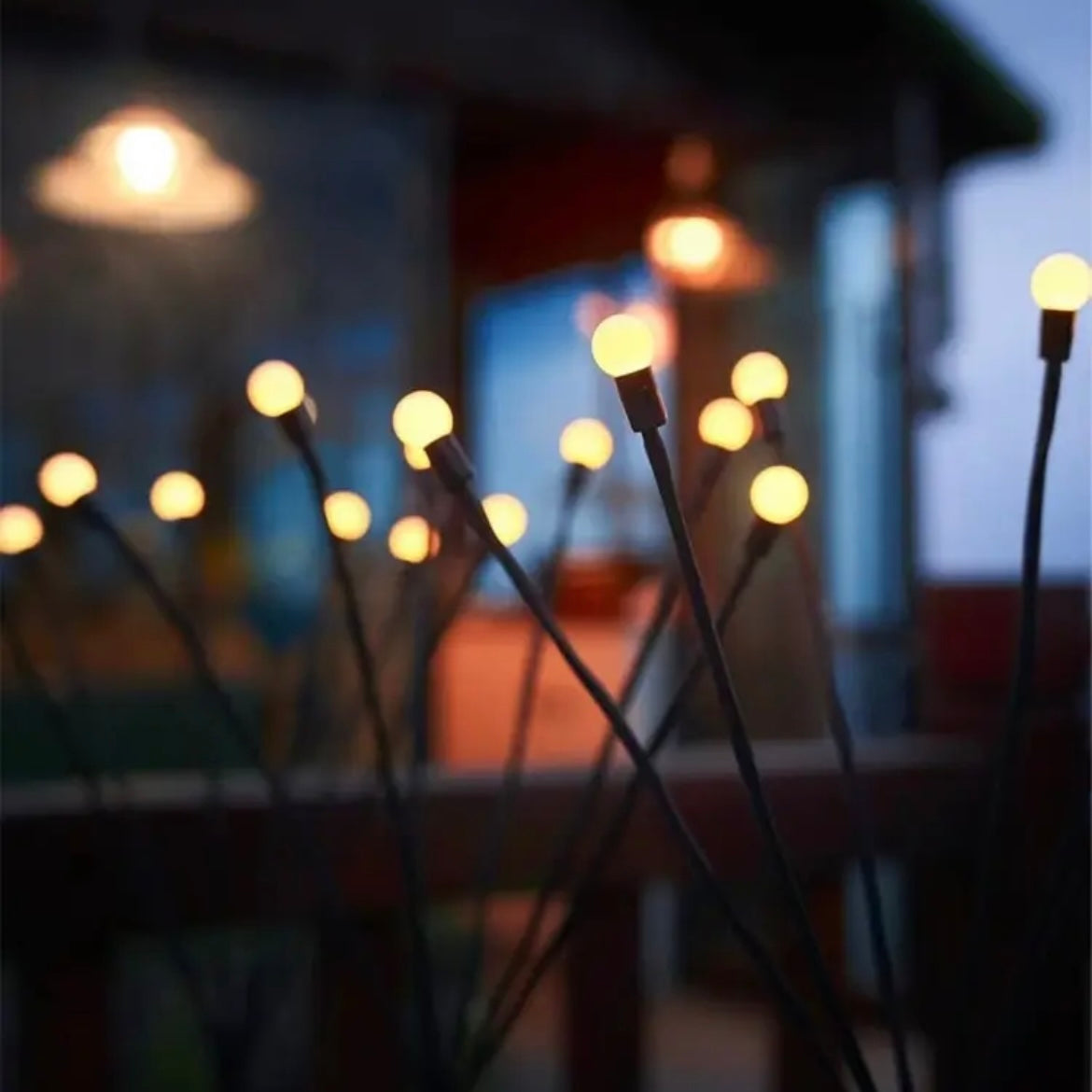 Solcelledrevne LED Ildflue Havelamper | Dekorativ Udendørs Stibelysning Design | Blomsterbede Terrasser & Stemningslys | Vanero