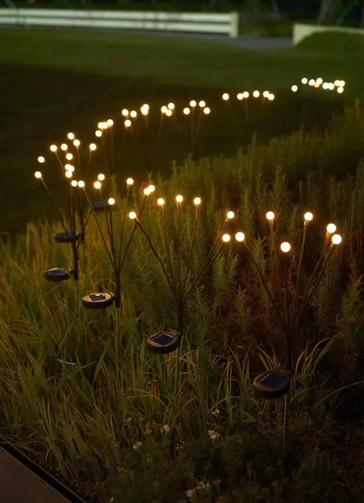Solcelledrevne LED Ildflue Havelamper | Dekorativ Udendørs Stibelysning Design | Blomsterbede Terrasser & Stemningslys | Vanero