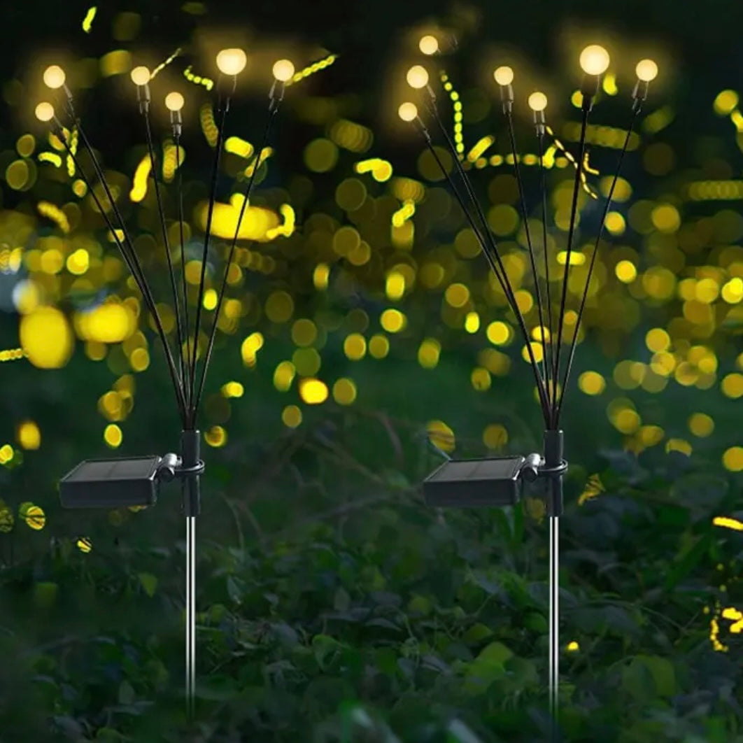 Solcelledrevne LED Ildflue Havelamper | Dekorativ Udendørs Stibelysning Design | Blomsterbede Terrasser & Stemningslys | Vanero