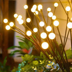 Solcelledrevne LED Ildflue Havelamper | Dekorativ Udendørs Stibelysning Design | Blomsterbede Terrasser & Stemningslys | Vanero