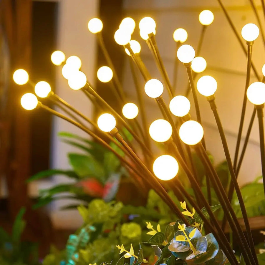 Solcelledrevne LED Ildflue Havelamper | Dekorativ Udendørs Stibelysning Design | Blomsterbede Terrasser & Stemningslys | Vanero