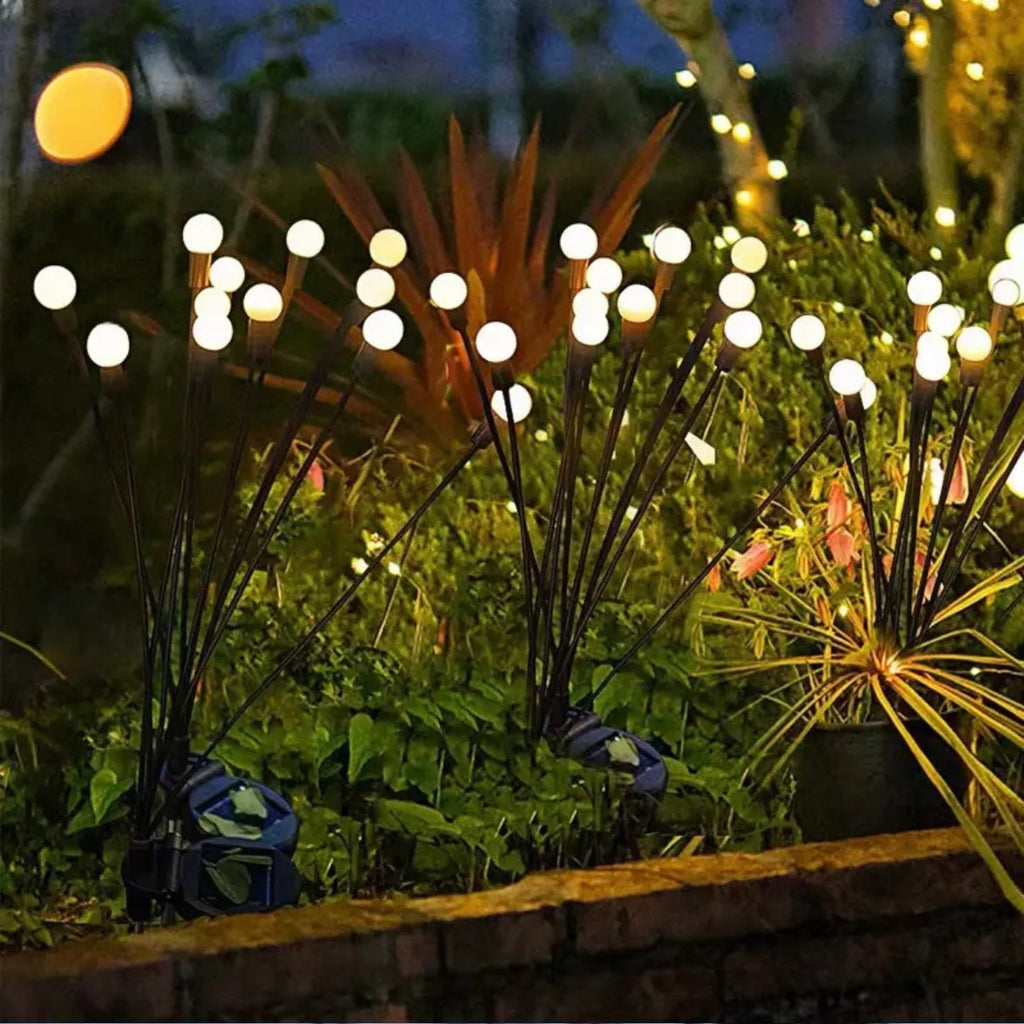 Solcelledrevne LED Ildflue Havelamper | Dekorativ Udendørs Stibelysning Design | Blomsterbede Terrasser & Stemningslys | Vanero