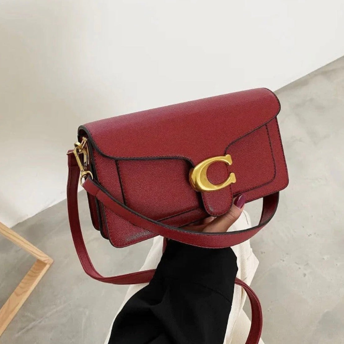 Coach Teller | Stil Crossbody Taske til Kvinder Elegant Brun | Vanero