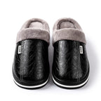 Forede PU-Lædertoffler | Syntetisk Kunstpelsfor & Struktureret Grebssål | Slip-On Fodtøj Til Voksne & Børn | Vanero