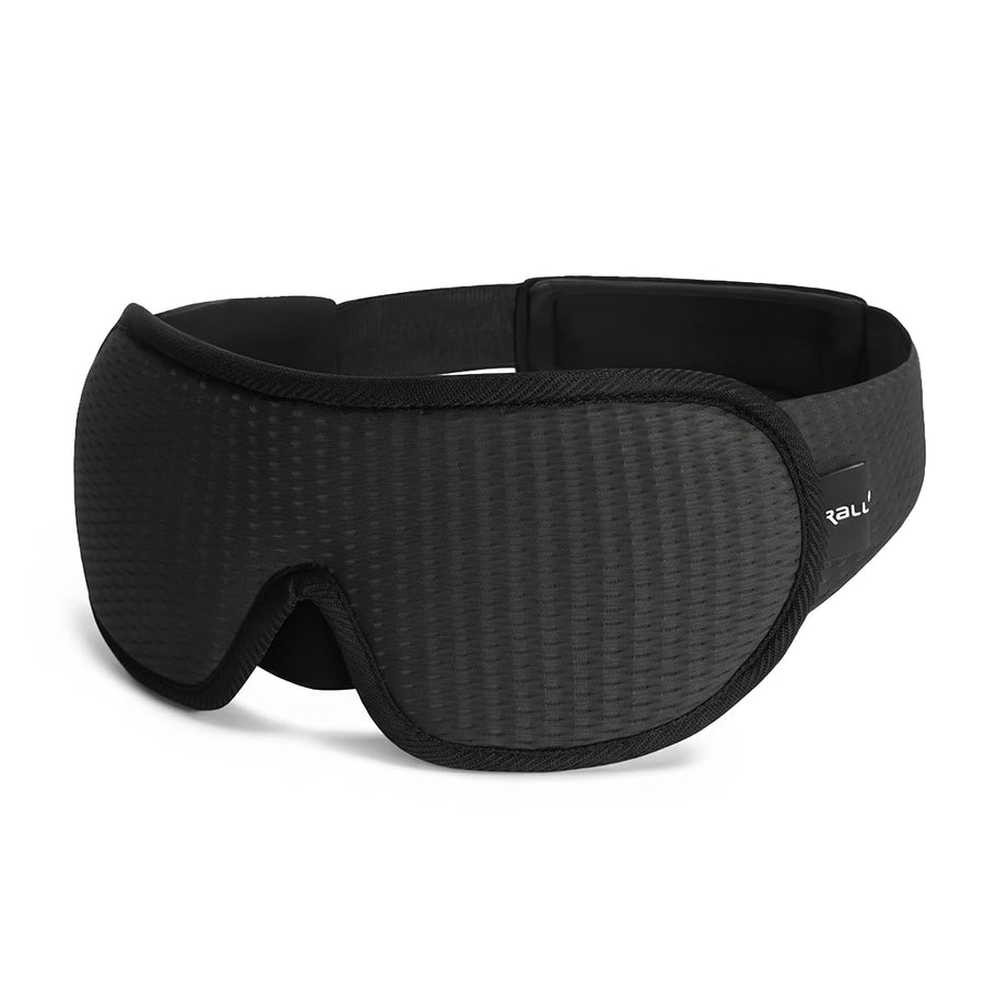 3D-Sovemaske | Polyester & Memory Foam | Kontureret Øjenmaske Med Justerbart Bånd Til Søvn, Hvile & Rejser | Vanero