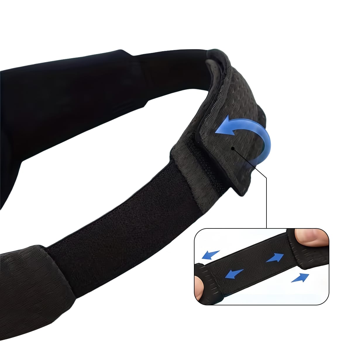 3D-Sovemaske | Polyester & Memory Foam | Kontureret Øjenmaske Med Justerbart Bånd Til Søvn, Hvile & Rejser | Vanero
