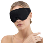3D-Sovemaske | Polyester & Memory Foam | Kontureret Øjenmaske Med Justerbart Bånd Til Søvn, Hvile & Rejser | Vanero