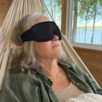 3D-Sovemaske | Polyester & Memory Foam | Kontureret Øjenmaske Med Justerbart Bånd Til Søvn, Hvile & Rejser | Vanero