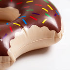 Svømmering | PVC Oppustelig Donut Svømmering Med Krymmelprint | Pool Og Strand | Vanero