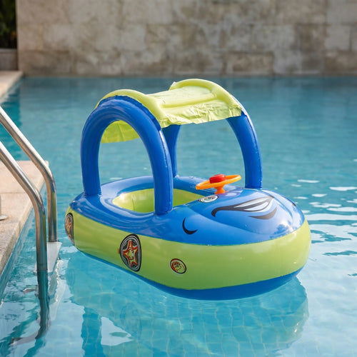 Børne Poolflåde | PVC Oppustelig Bil Poolflåde Med Kaleche Og Rat | Pool Og Strand | Vanero