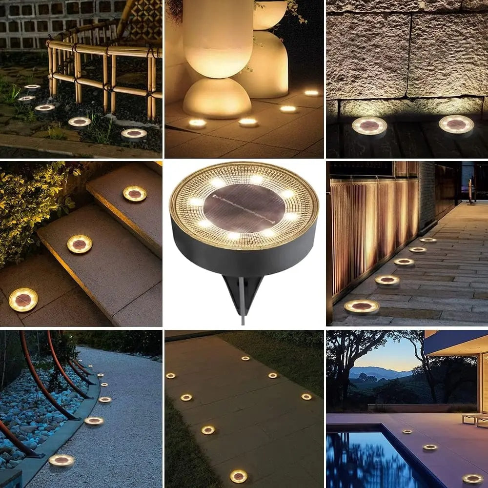 Solcelle Havelamper LED Design | Ledningsfri Udendørs Sti & Terrassebelysning | Indkørsel Have Landskab & Udendørs Brug | Vanero