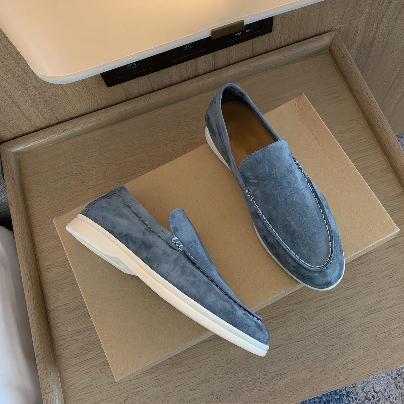 Julius | Stilfulde Slip-On Ruskindsloafers l Vanero