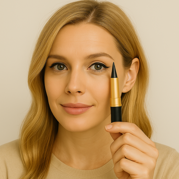 Matte Eyeliner Til Præcis Påføring | Eyeliner Til Daglig Øjenmakeup | Kompakt Makeupprodukt | Vanero