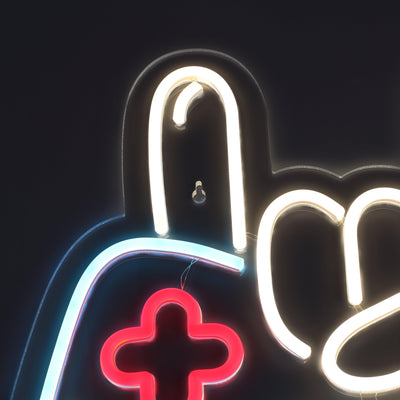 Joystick Hand Sign | Neon Væglampe | Vanero
