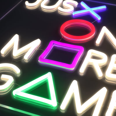 Just One More Game | Neon Væglampe | Vanero