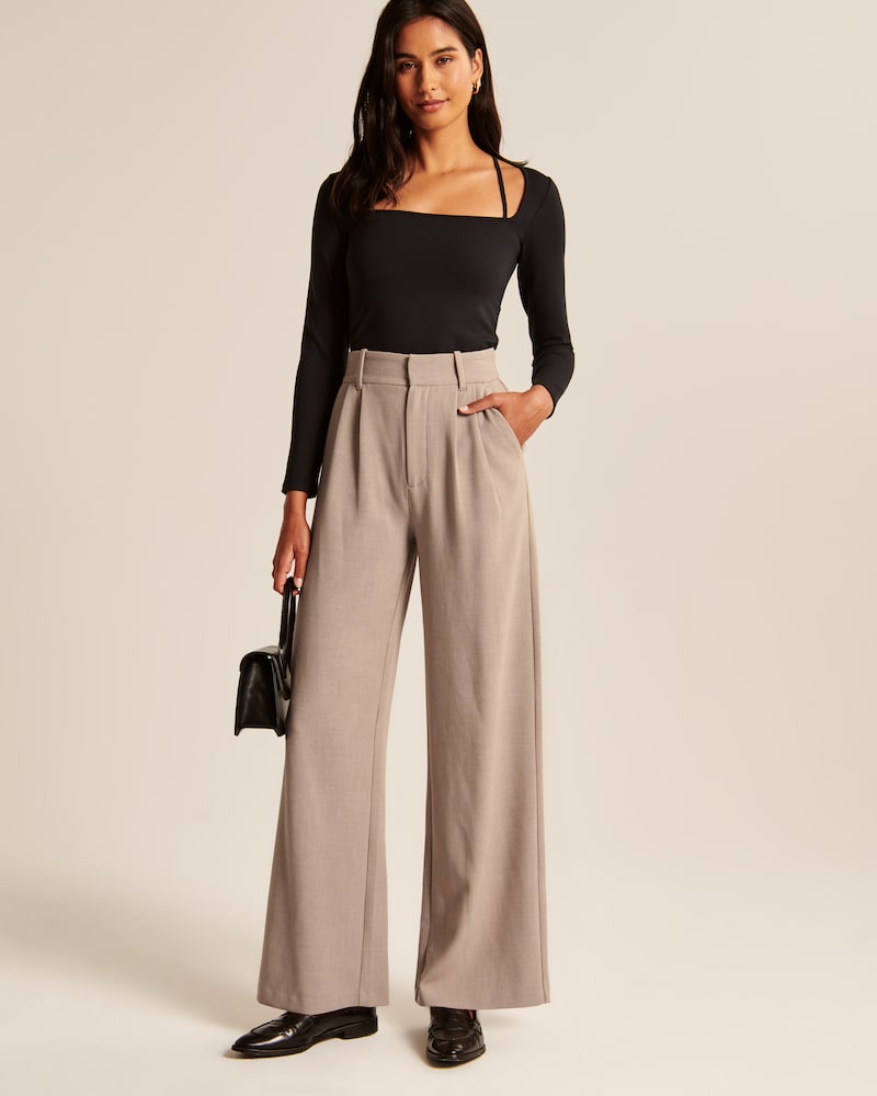 Beige Bukser | Polyester | Tidløst & Professionelt Look l Vanero