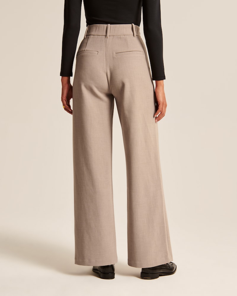 Beige Bukser | Polyester | Tidløst & Professionelt Look l Vanero
