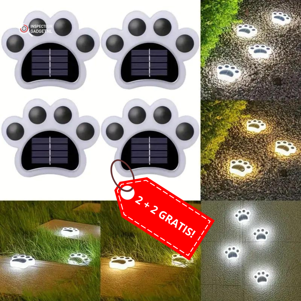 Trådløse Solar Paws | Skab den Perfekte Haveatmosfære | Vanero