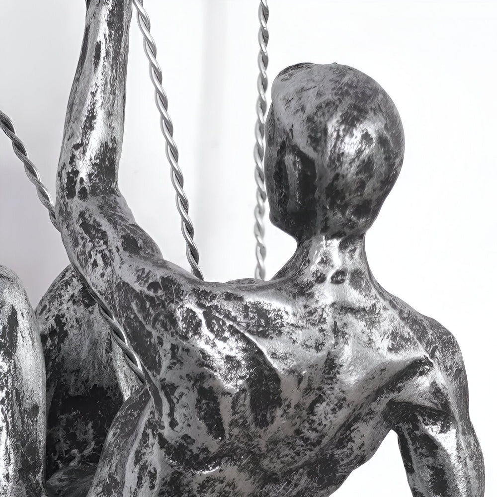 Kreatives Wandkunst Set | Kletternder Mann Dekor Ornament für Einzigartige Wohnästhetik | Vanero