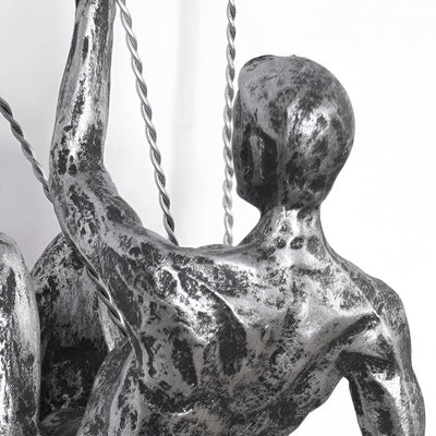 Kreatives Wandkunst Set | Kletternder Mann Dekor Ornament für Einzigartige Wohnästhetik | Vanero