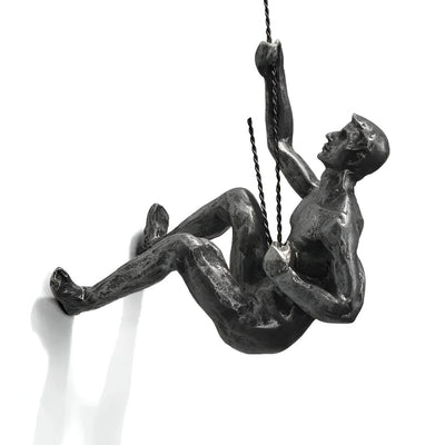 Kreatives Wandkunst Set | Kletternder Mann Dekor Ornament für Einzigartige Wohnästhetik | Vanero