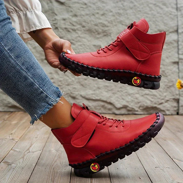 Viglo l Håndlavede Lædersneaker Støvler med Ultimativ Komfort l Vanero
