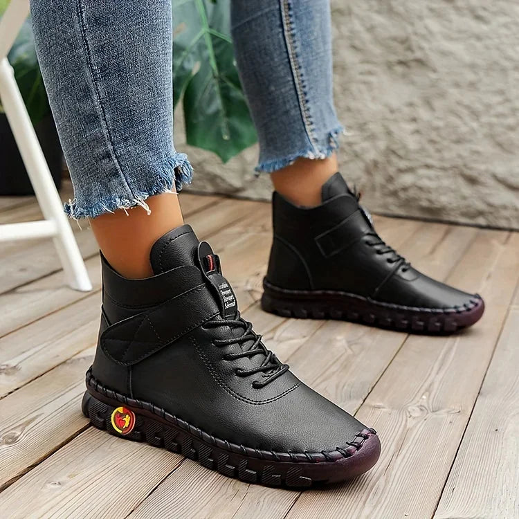 Viglo l Håndlavede Lædersneaker Støvler med Ultimativ Komfort l Vanero