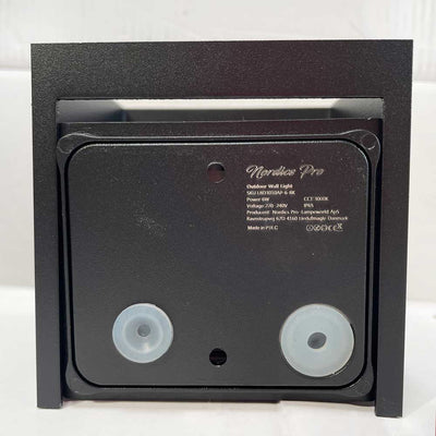LED Væglampe | 12W Udendørs Sort | Vanero