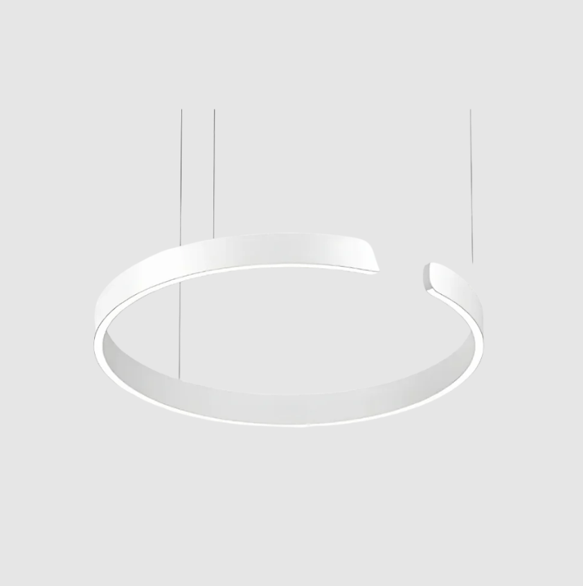 LumaVerse | Elegant Justerbar Loftslampe Hvid Sort | Vanero